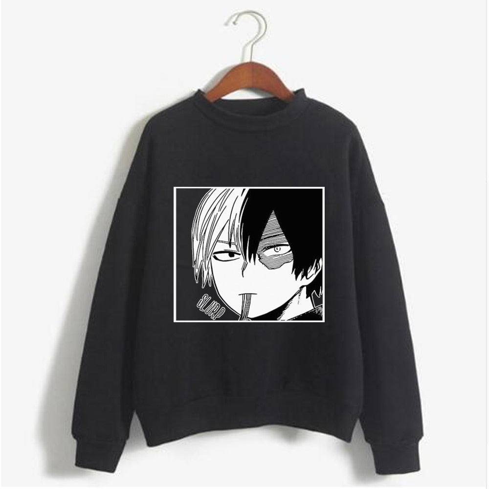 Hoodie Sweatshirt My Hero Academia Todoroki Shoto Print Cosplay Costume Anime Women/Men Top