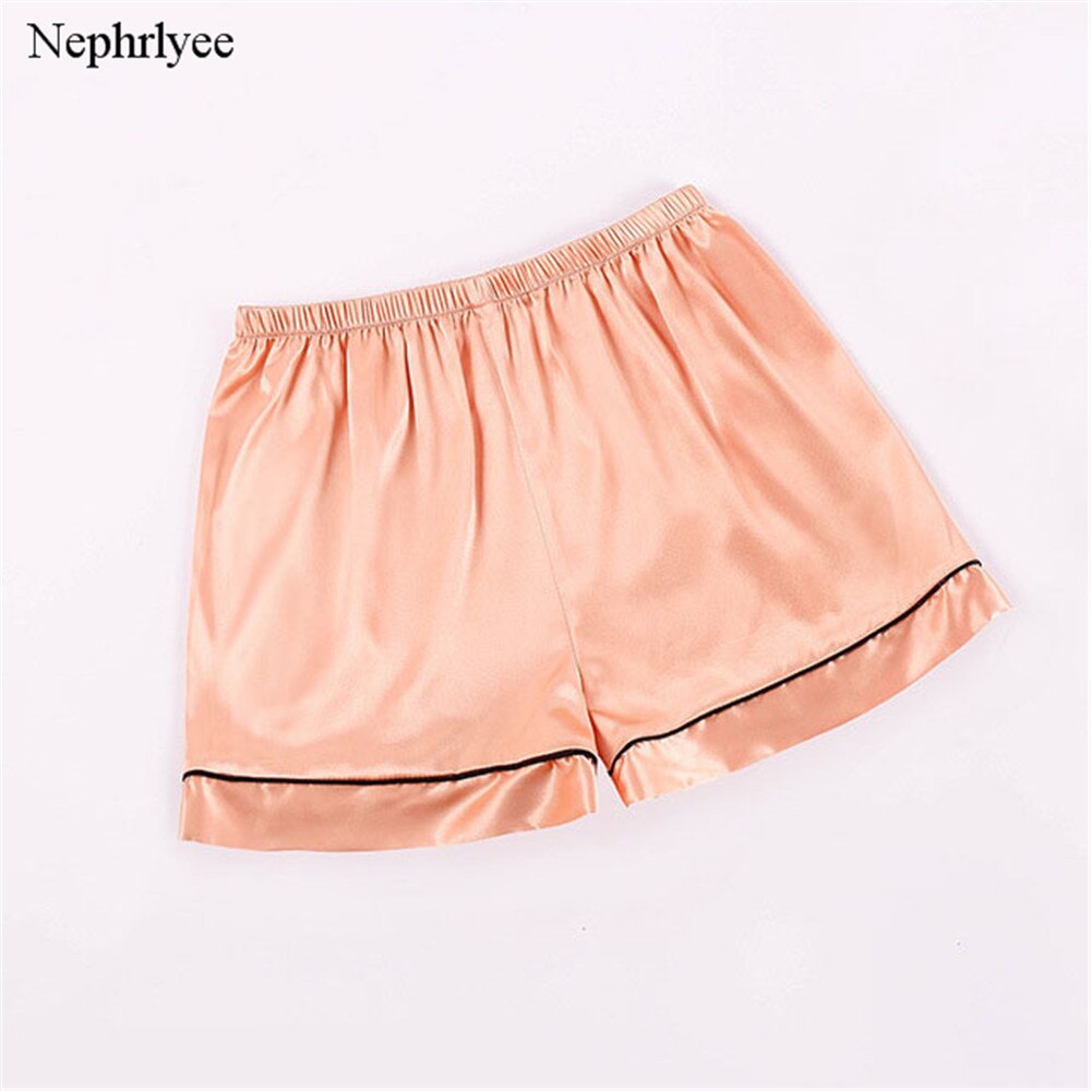 New Women Short Pant Casual Lady Lovely Loose Soft Imitation Silk Pants Summer Leisure Shorts Home Clothes S00306