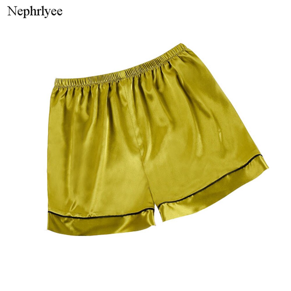 New Women Short Pant Casual Lady Lovely Loose Soft Imitation Silk Pants Summer Leisure Shorts Home Clothes S00306