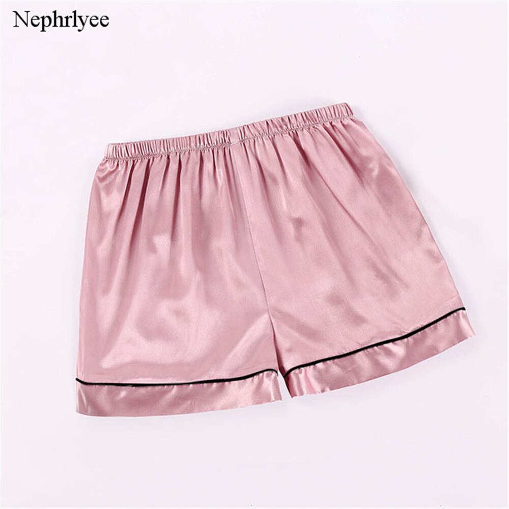 New Women Short Pant Casual Lady Lovely Loose Soft Imitation Silk Pants Summer Leisure Shorts Home Clothes S00306