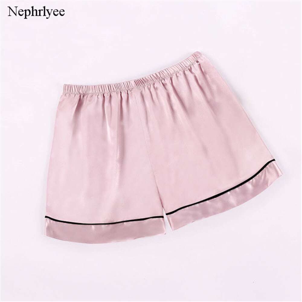 New Women Short Pant Casual Lady Lovely Loose Soft Imitation Silk Pants Summer Leisure Shorts Home Clothes S00306