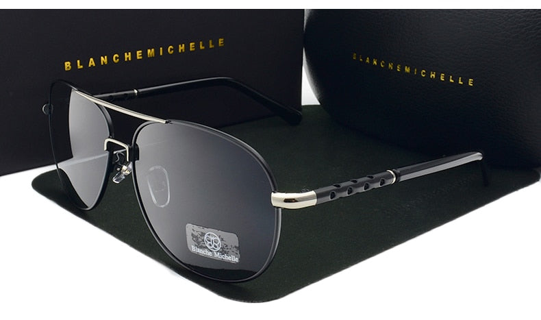 High Quality Sunglasses Men Polarized UV400 Driving Sun Glasses Mens Vintage Anti-glare Sunglass 2020 okulary oculos With Box