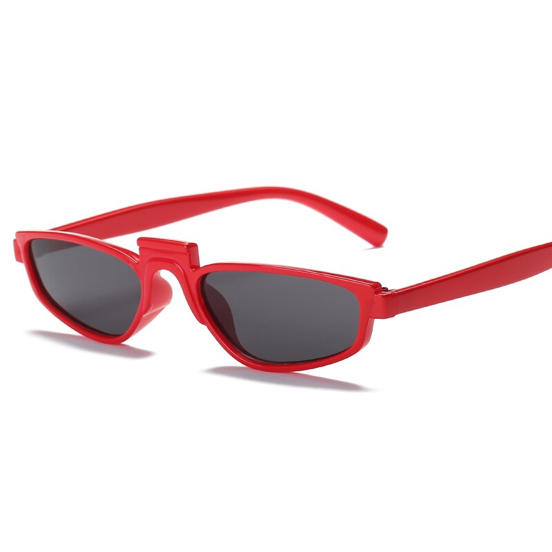 Small sunglass square fashion supermodel sunglasses Shocked personality sunglass women metal hinges bright sunglases