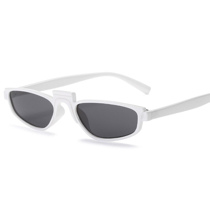 Small sunglass square fashion supermodel sunglasses Shocked personality sunglass women metal hinges bright sunglases