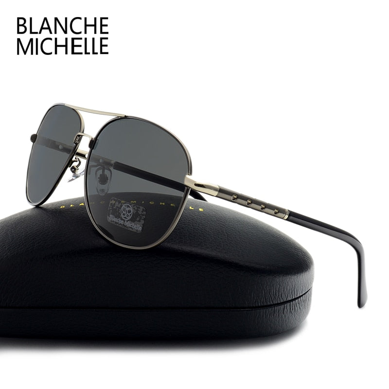 High Quality Sunglasses Men Polarized UV400 Driving Sun Glasses Mens Vintage Anti-glare Sunglass 2020 okulary oculos With Box