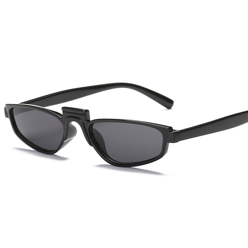 Small sunglass square fashion supermodel sunglasses Shocked personality sunglass women metal hinges bright sunglases