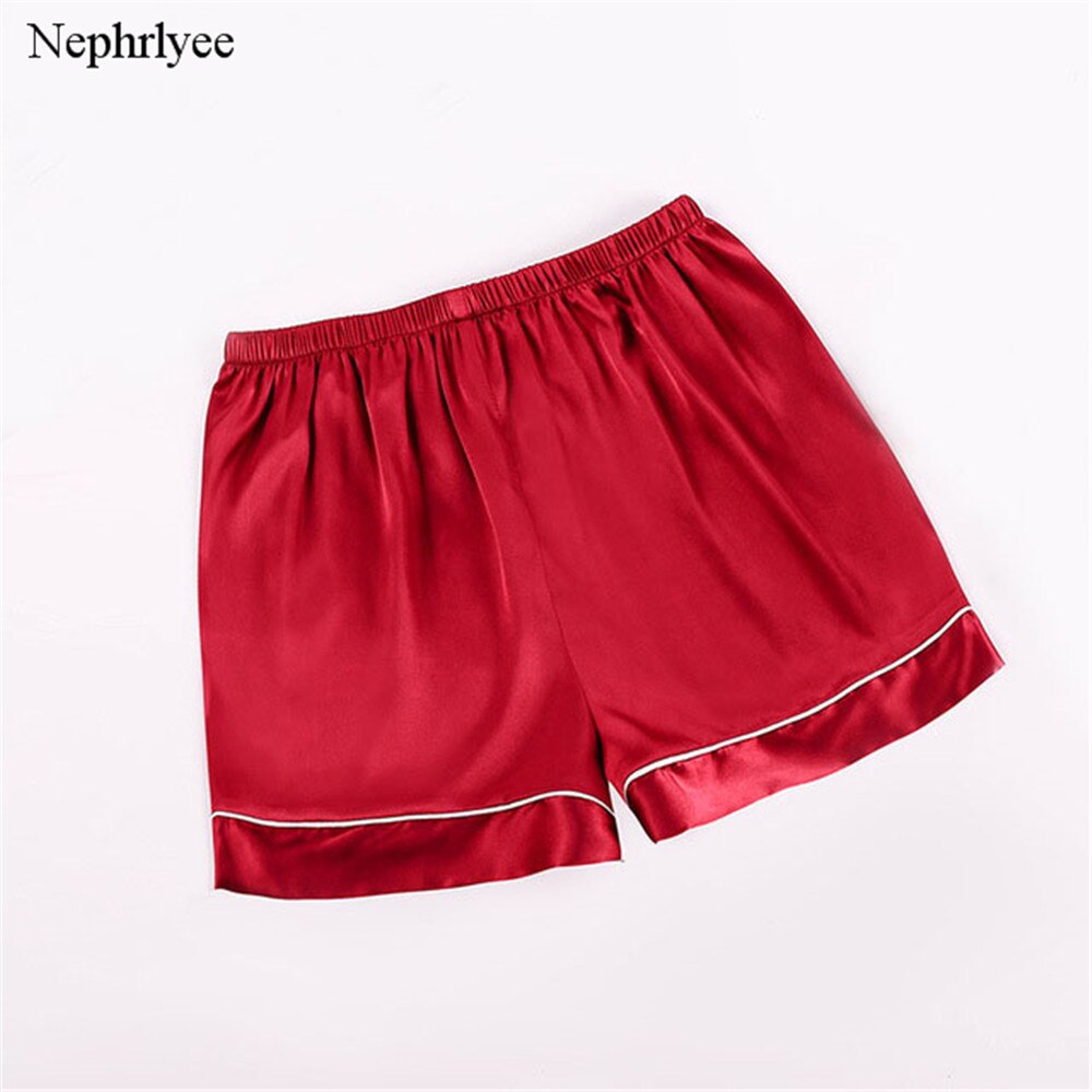 New Women Short Pant Casual Lady Lovely Loose Soft Imitation Silk Pants Summer Leisure Shorts Home Clothes S00306