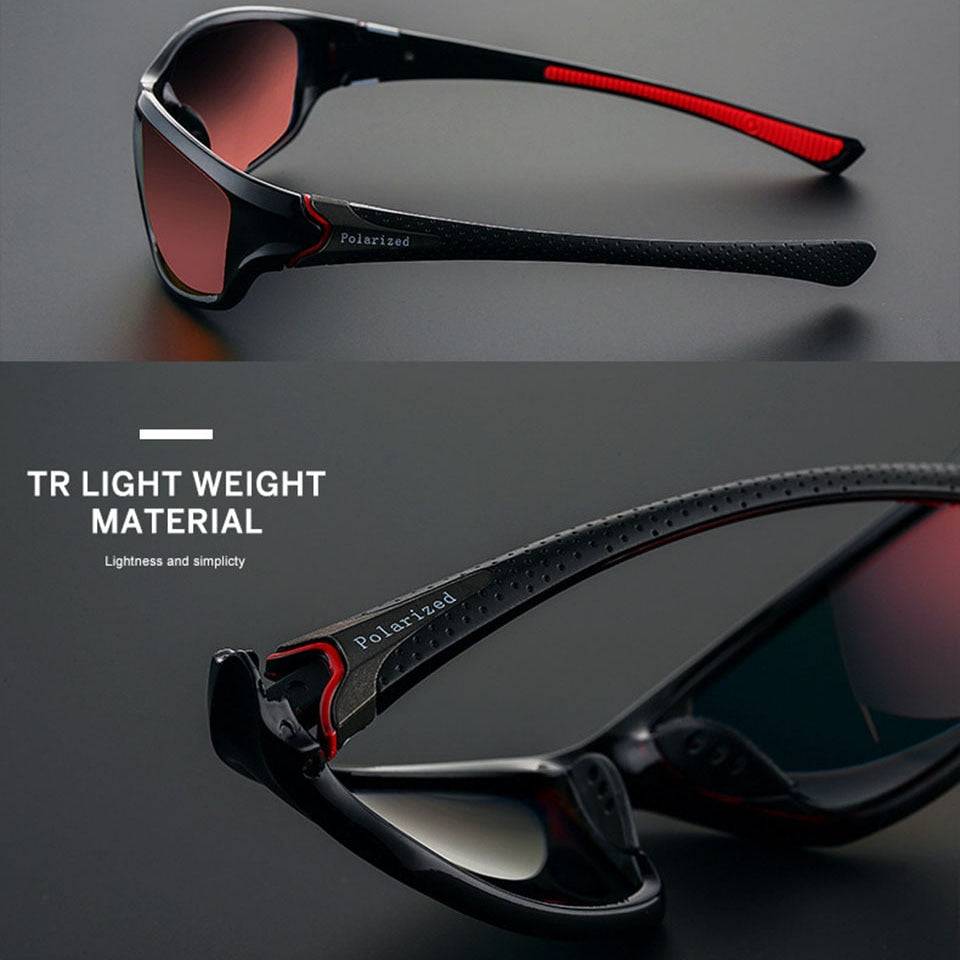 Luxury Polarized Sunglasses One Piece Fishing Classic Sun Glasses Men's Driving Shades Male sunglass Vintage Travel sunglass