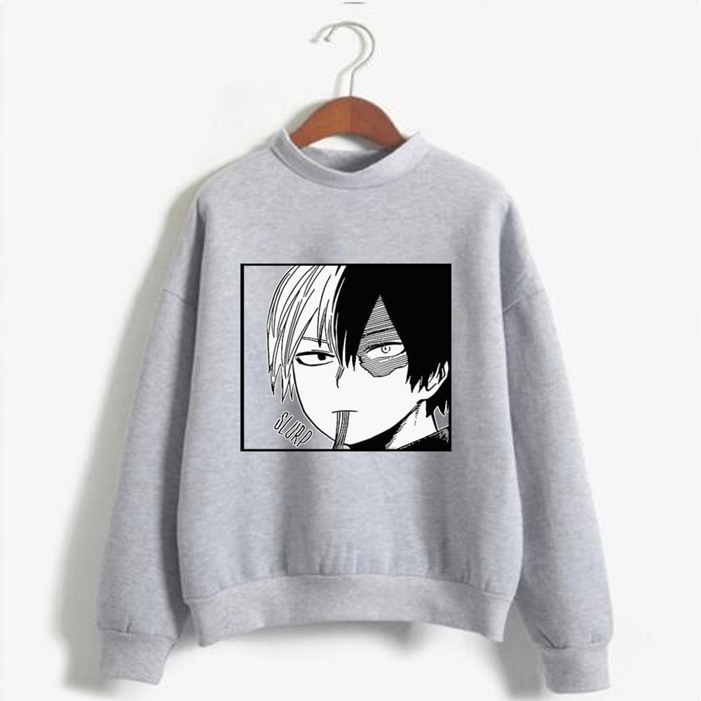 Hoodie Sweatshirt My Hero Academia Todoroki Shoto Print Cosplay Costume Anime Women/Men Top